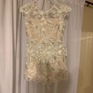 Little girl romper worn once